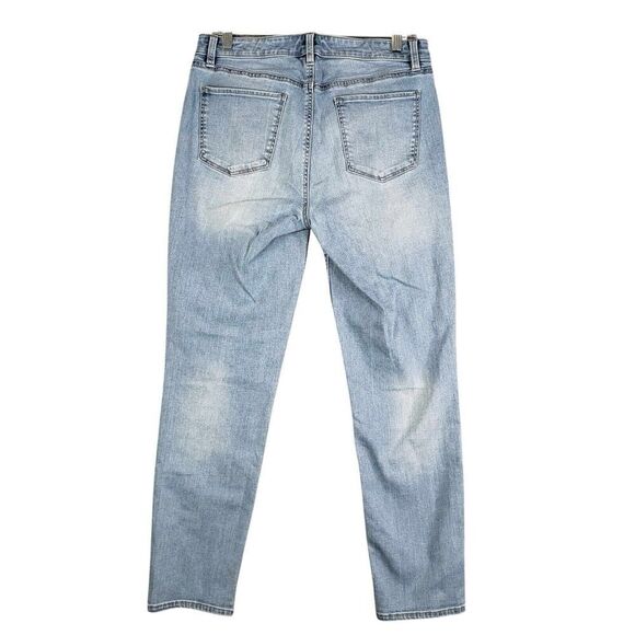 Talbots Jeans Womens Size 10 Slim Ankle Mid Rise Stretch Light Wash - Picture 3 of 9